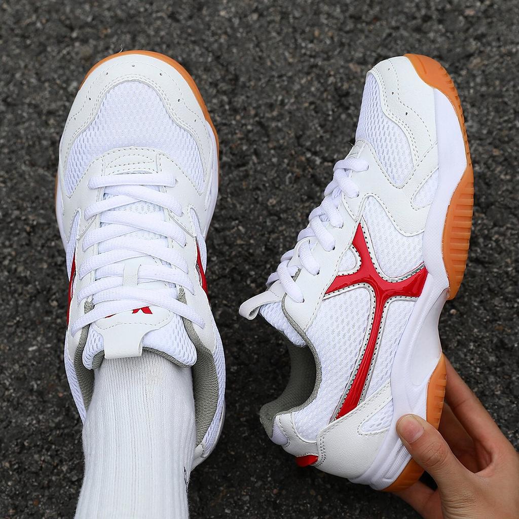 Large size table tennis shoes professional outdoor tennis shoes men's sports badminton shoes breathable fashion