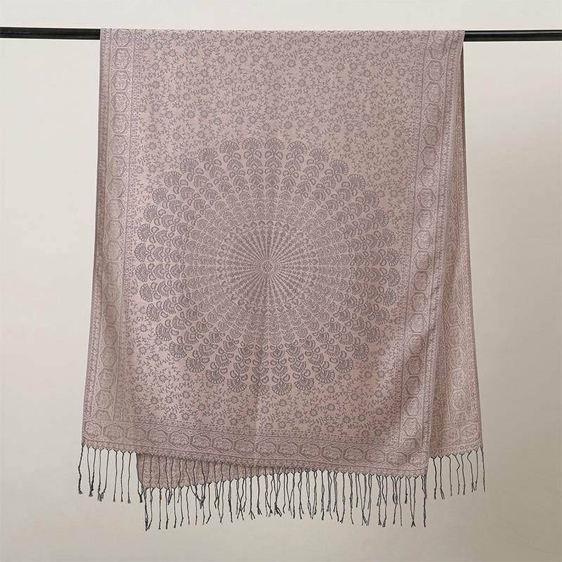 Marca de luxo Outono Cashmere Pashmina Xale Senhora Envoltório Quente Inverno Lenços Design Impressão Feminino Foulard Algodão Estolas Cachecol