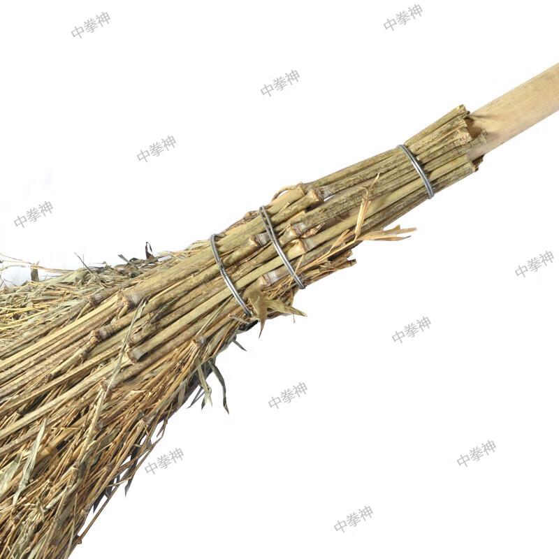 Heavy-Duty Wooden Handle Outdoor Broom