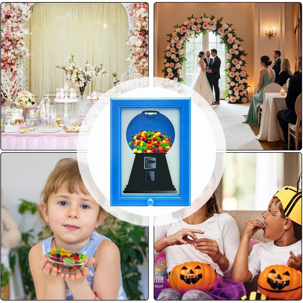 Creative Candy Dispenser Candy Dispenser Picture Frame Wall Mount Candy Dispenser Wall decoration pendants for Classroom Offices