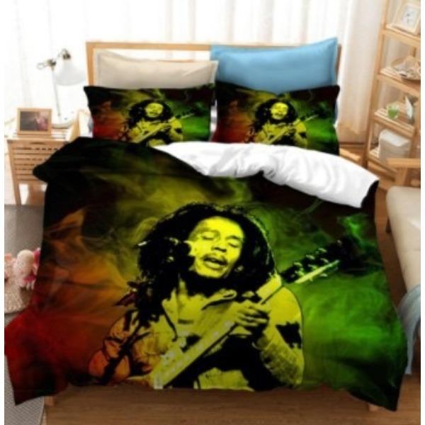 Bedding Kit, Male Star Series Size Three-Piece Quilt Cover