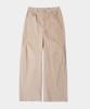 SOME PLACE Balloon Wide Corduroy Stitch Point Cotton Pants [Brown]