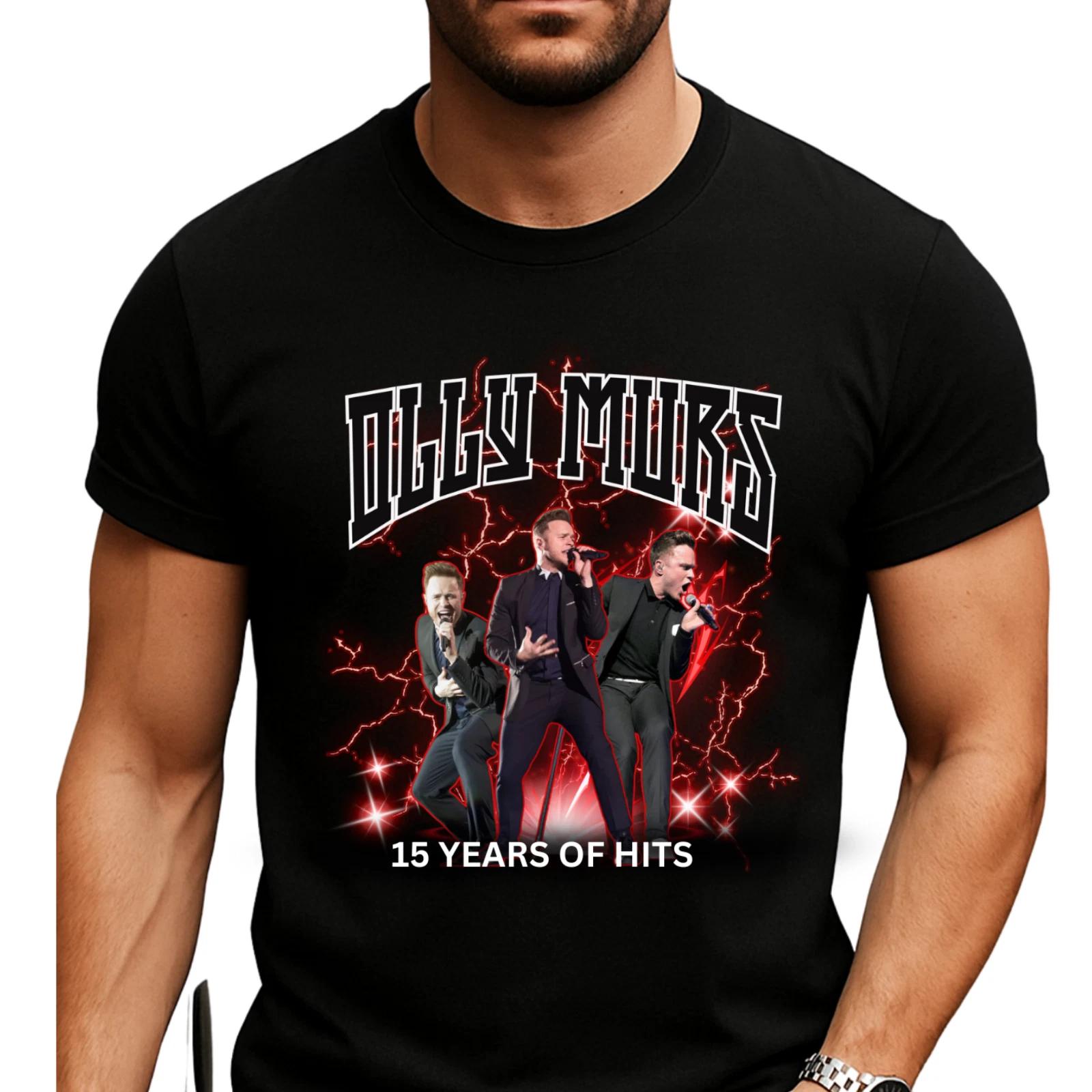 Olly Murs 15 years of hits T Shirt, ,Live Concert Tshirt,Olly Murs 2025, L