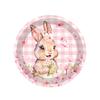 Watercolor Easter Themed Party Paper Plates Paper Cups Tissue Paper Straws Disposable Party Tableware Decorations