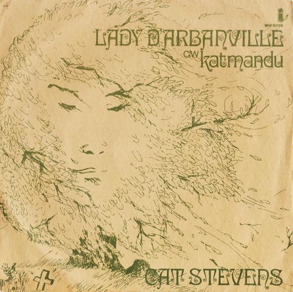 

7inch Record CAT STEVENS - Lady D Arbanville WIP6086 Island Records 1970 UK Rock Used