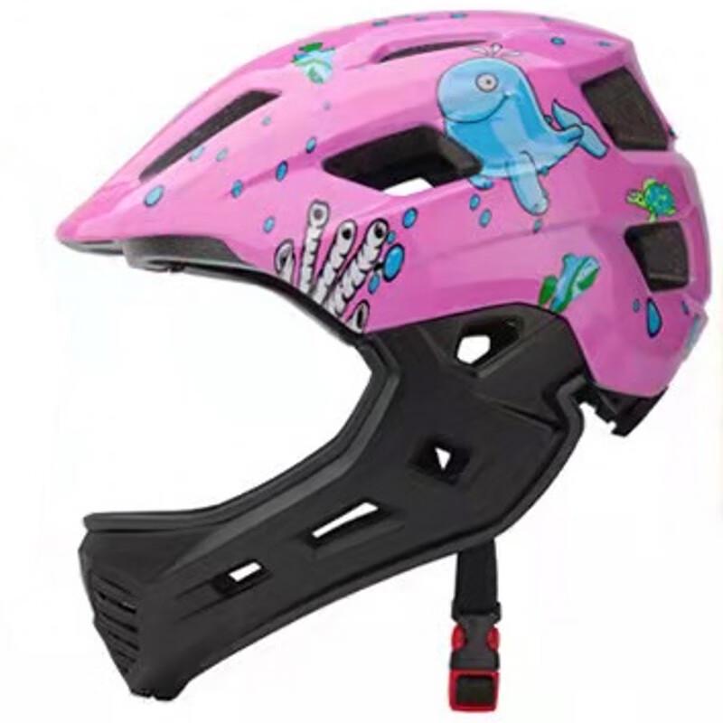 Lishi Kids Full Face Cycling Helmet with Taillight