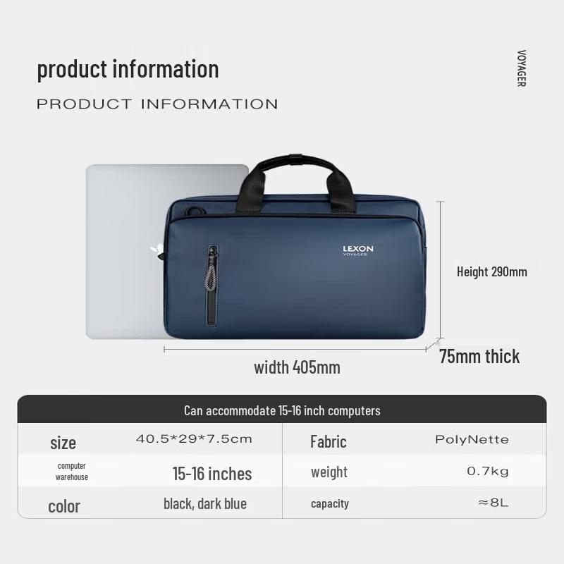 LEXON LNR2903 16-inch Laptop Shoulder Bag