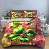 "Floral Clover Jewelry Gift Set" Soft Comfortable Duvet Cover Bedding Set Included 1*Duvet Cover & 2*Pillowcases gift
