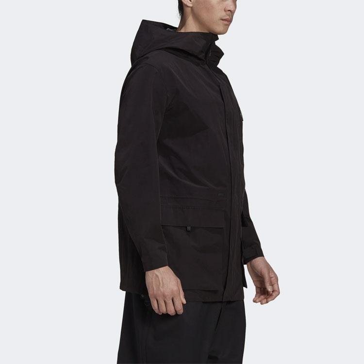 adidas Men's Y-3 Casual hooded Windproof Jacket Black GK4569