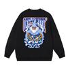 1111 Off-White 2026 Spring and Autumn New OW Magic Elder Pattern Printed Men's and Women's Round Neck Hoodie