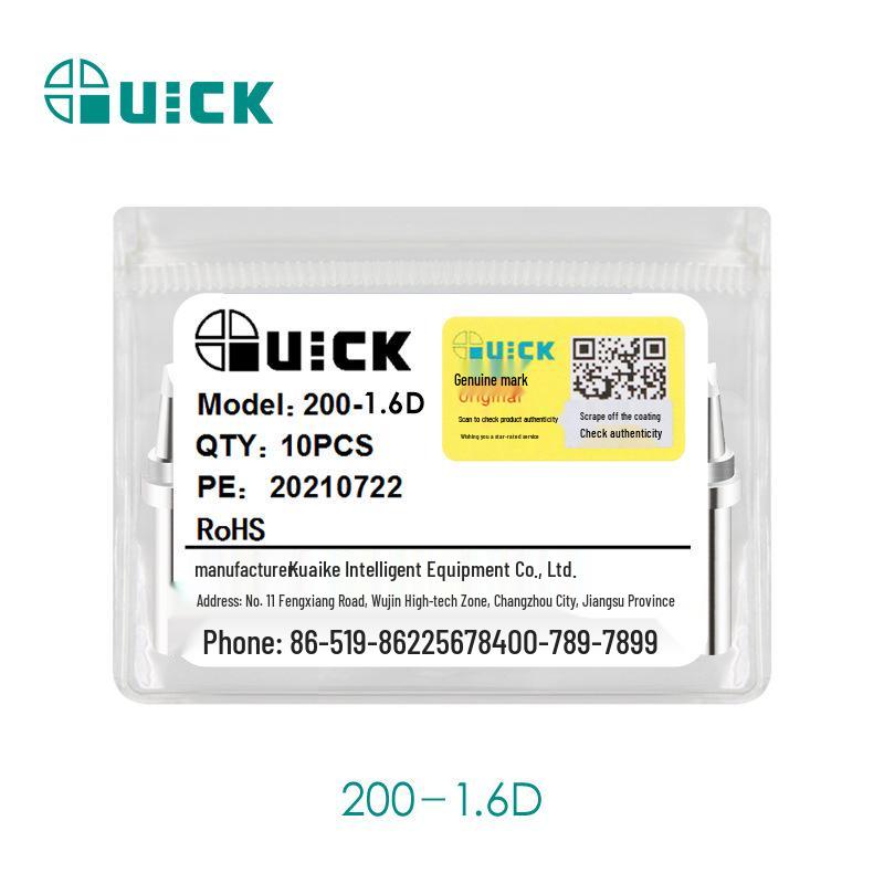 QUICK Kuai Ke TS2200/203H/503 Soldering Iron Tips - Compatible Models 203D/376D In 200-C/D/B/I/J/LB Styles.