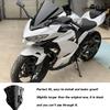 Compatible with Ninja Ninja and EX400 Front PC Glass Front Wind Deflector Front Body Mount Rain Motorcycle Custom Parts 400, 250, Models Windshield,