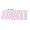 Gel Nail Stickers Full Cover Self Adhesive French Nail Strips Christmas Style Nail Wraps for DIY Manicure Home or Salon