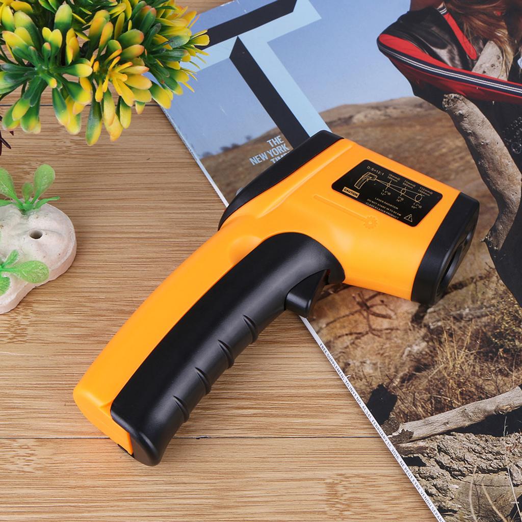 Digital Infrared Thermometer Laser Industrial Temperature Gun Non-Contact with Backlight