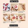 Halloween Spider Temporary Tattoo Stickers Waterproof Fake Scary Tattoo Sticker for Party Festival Body Face Arm Makeup 8pattern