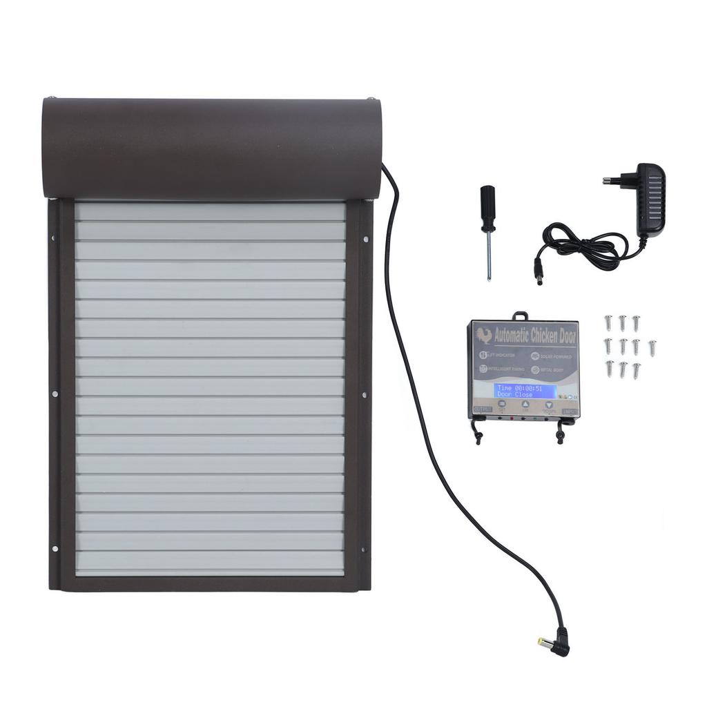 Battery Operated Automatic Chicken Coop Door Auto Chicken Coop Door Opener with Timer for Duck