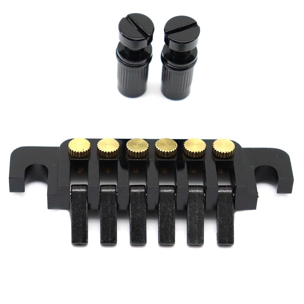 

Guitar Tune-O-Matic Saddle Bridge and Vintage TP6 Tailpiece Combo for Gibson Les Paul LP Style 6 Strings Electric Guitar