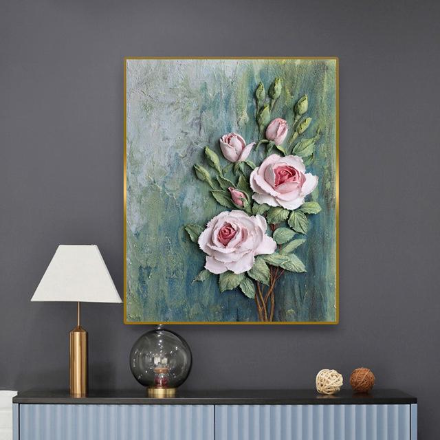 Art Scandinavian Flower Poster Home Decor Canvas Painting Wall Art Posters And Prints Wall Pictures For Living Room Decoration