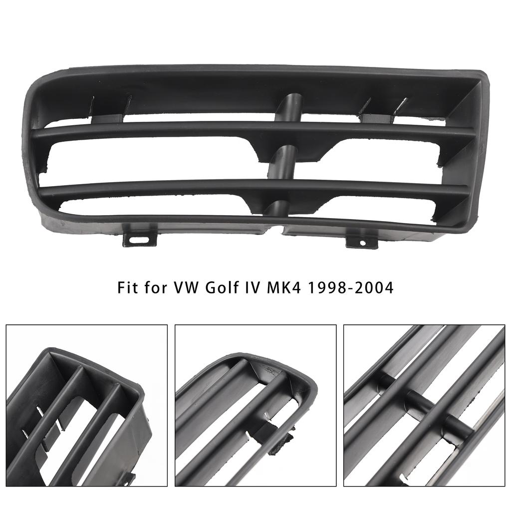 Front Right Side Bumper Grille Fog Light Grill For VW Golf IV MK4 1998-2004