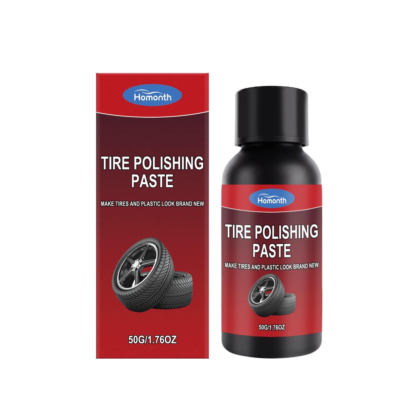 HOMONTH Tire Shine Paste: Enhance Tire Gloss & Maintenance