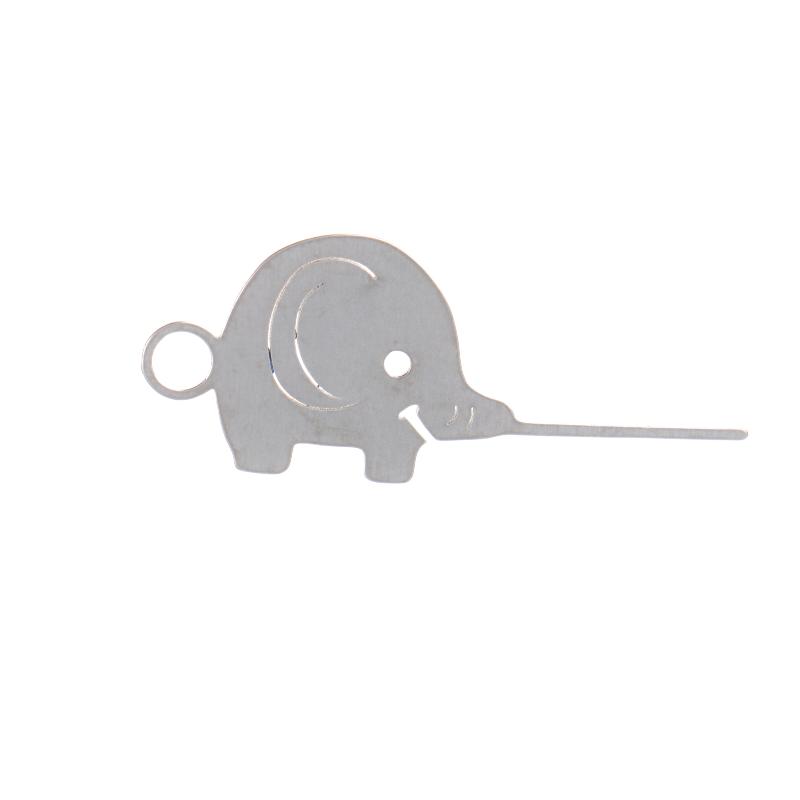 Universal SIM Card Ejector Keychain with Stainless Steel Elephant for Quick Access