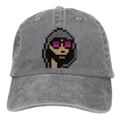 Adjustable Solid Color Baseball Cap #1034 YABC Washed Cotton NFT CryptoPunk YABC Sports Woman Hat