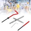 25Pcs M7x1 Threaded Insert Kit Metric Threading Tool  for Auto Parts and Processing Machinery
