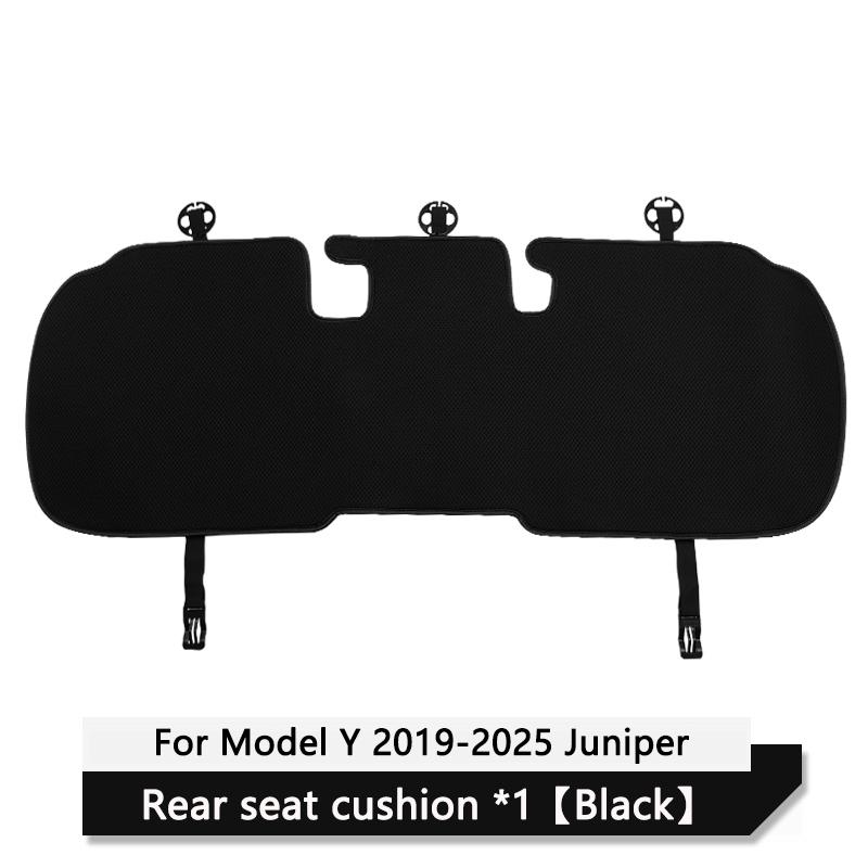 Car Ice Silk Seat Cushion Cover For Tesla Model 3 / Y Juniper 2019-2026 Breathable Comfortable Seat Pad Car Interior Accessories
