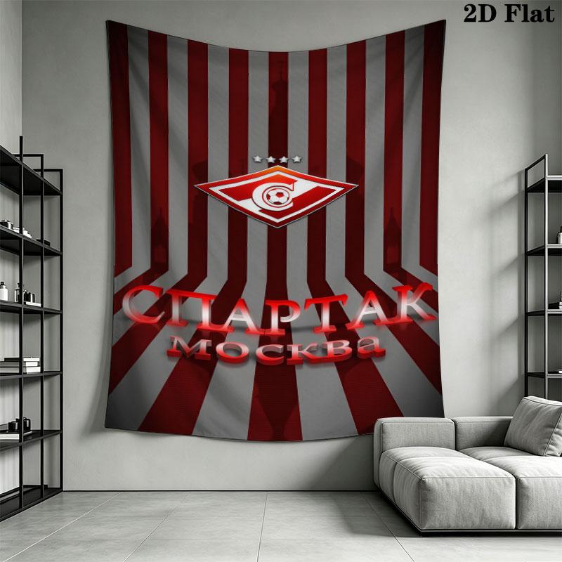Spartak Moscow Pride Wall Hanging Printed Fabric Blanket Decorative Tapestries for Bedroom Living Room Home Decor
