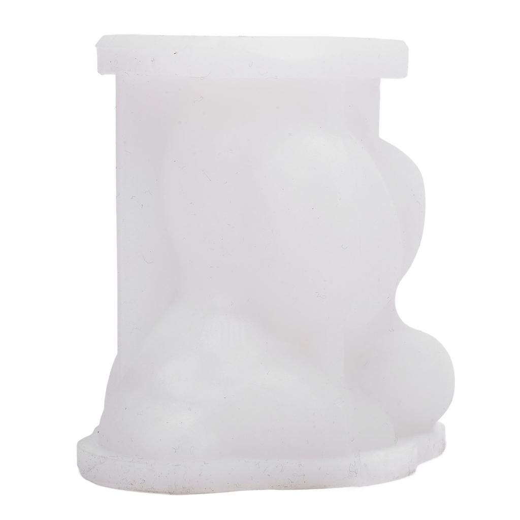 Silikonowa Forma do Lodu Kreskówkowy Wygląd Łatwe Wyjmowanie Wielofunkcyjna Silikonowa Forma do Świec DIY na Puszkę