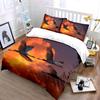 "Flying Cranes Sunset Decor" Soft Comfortable Duvet Cover Bedding Set Included 1*Duvet Cover & 2*Pillowcases gift