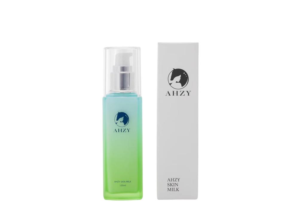 AHZY Human Stem Cell Highly For and Sensitive Made In Hokkaido Emulsion, 100ml, Placenta, Moisturizing, Dry, Rough, Skin,