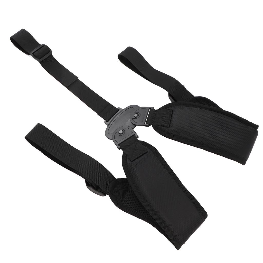 Golf Bag Strap Replacement Ergonomic Anti Slip Comfortable Double Shoulder Adjustable Strap Black