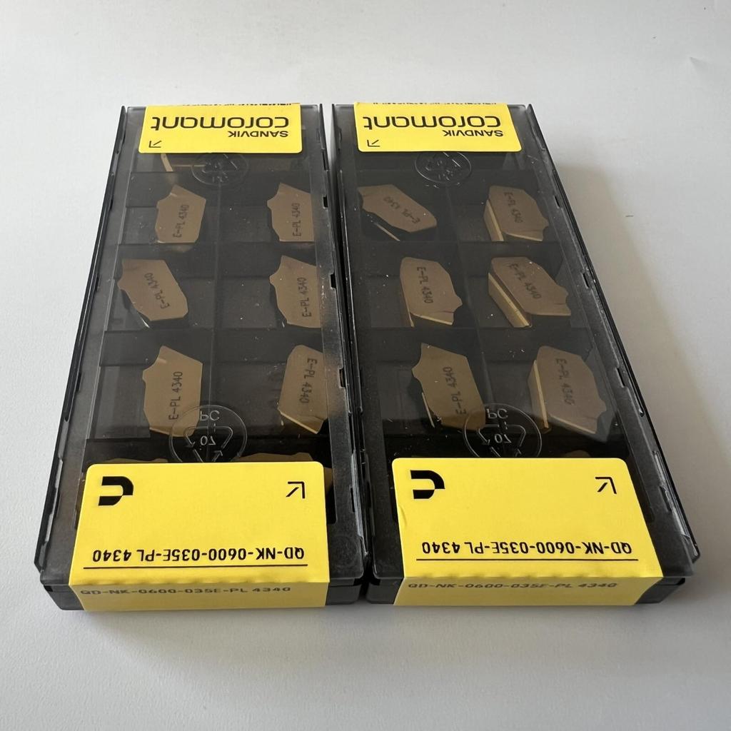 Sandvik / QD-NK-0600-035E-PL 4340 / Original Swedish Hard Alloy Blade 10 Pcs