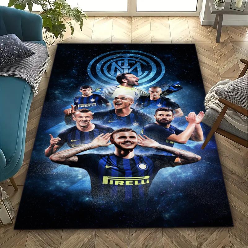 Famous F.C. Internazionale Milano football player Lautaro Martínez carpet is suitable for living room and bedroom office decorative carpet L2