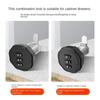 New Zinc Alloy Password Lock Anti-theft 3 Digital Code Combination Lock Hardware Furniture Drawer Lock Cupboard Drawer