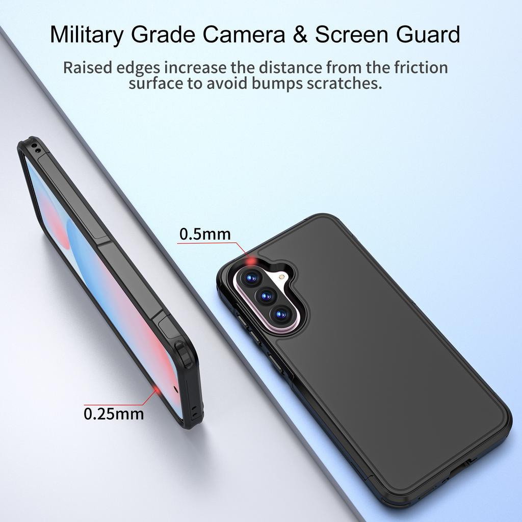 Anti-Fingerprint Dual Layer Case for Samsung Galaxy S26 Ultra A17 S25 FE A56 5G A36 A16 A55 A15 A14 A54 S25 S24 Plus FE S22 S23
