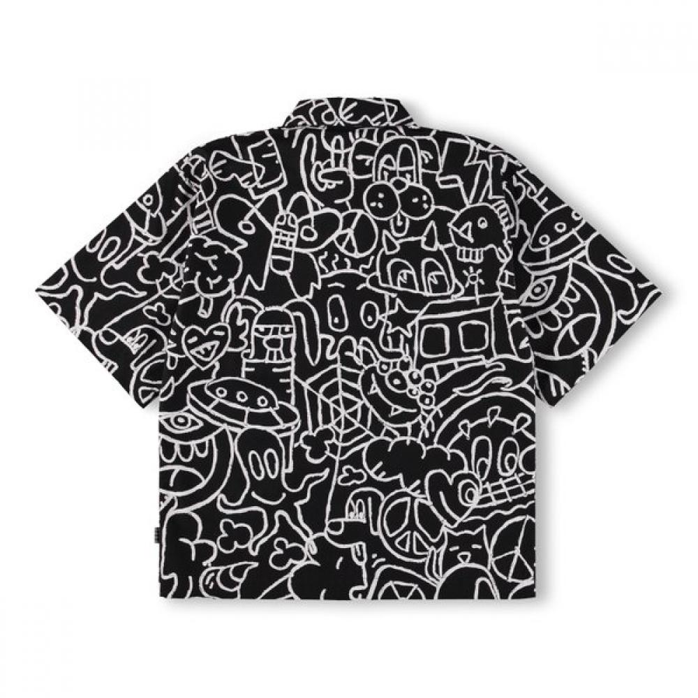 Molo [26ss] 3 8 Years Rich Art Oversize Shirt Akis9bl001