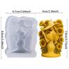 1PC Aromatherapy Candle Silicone Mold Handmade DIY Candle Gypsum Dropping Mold