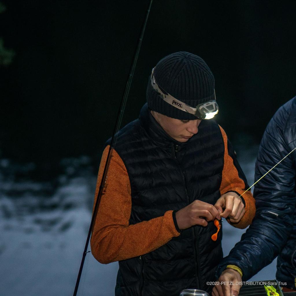 Petzl Aria 1 RGB Black Waterproof and Dustproof Compact Headlamp (E069BA00)