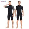 Diving Suit 3MM One-piece Short-sleeved Thermal Men's Outdoor Snorkeling Surfing Swimming Jellyfish