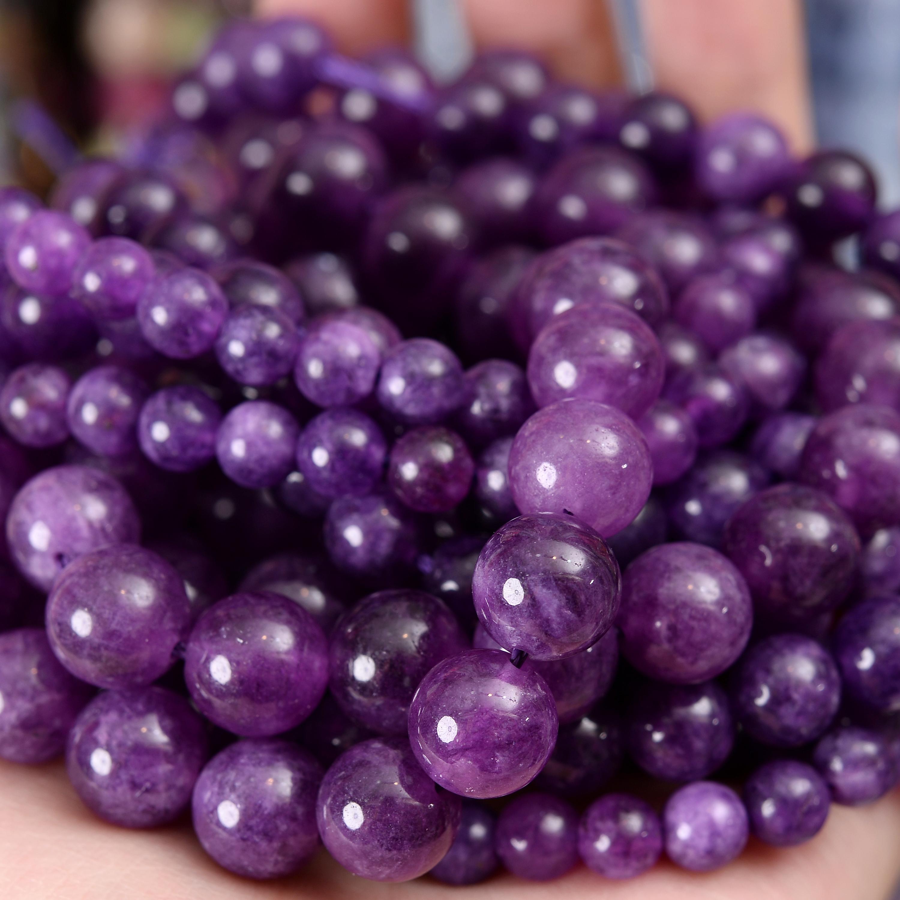 Natural Stone Beads Lava Jaspers Tiger Eye Quartz Agates Round Loose Beads for Jewelry Making DIY Bracelet Accessories 4-12MM 10mm approx 35 beads