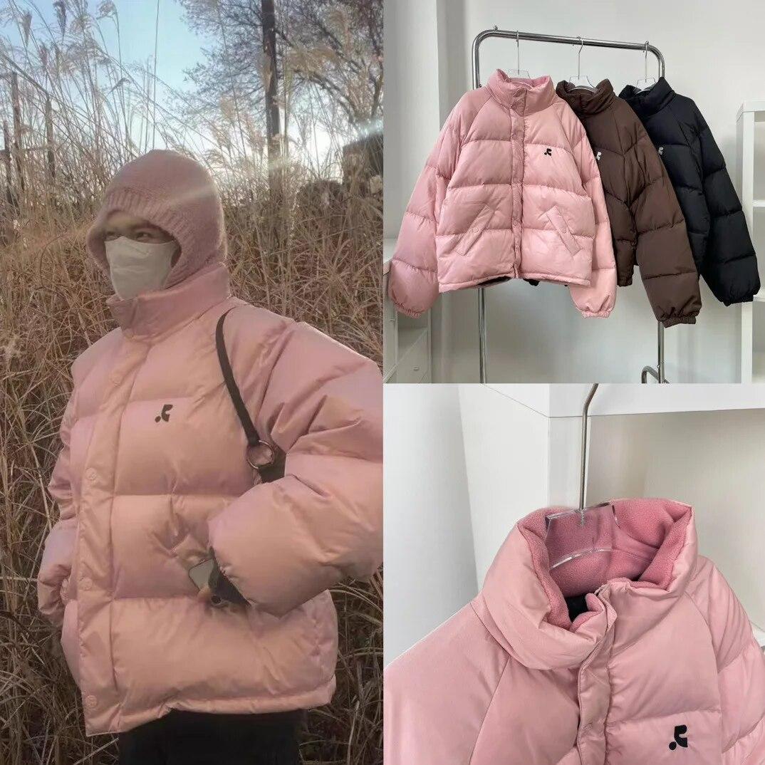 

Женский зимний пуховик Jin Yilin s Same со свободным воротником-стойкой Res