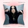 O-Ozzy Osbourne Pillow Case Plush Fabric Soft Pillowcase Double Sided Print Sofa Cushion Cover Throw