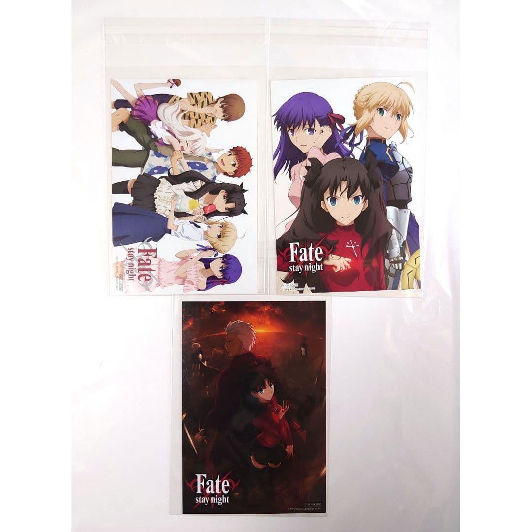 Fate/stay night postcard set of 3
