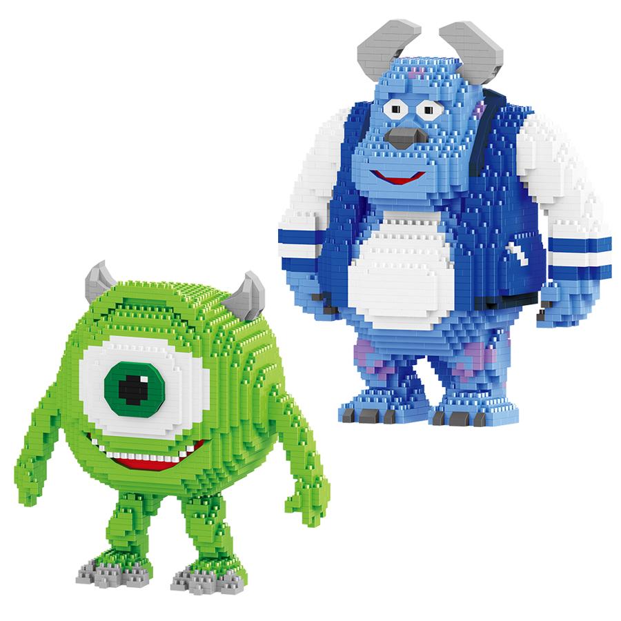 Cartoon Children Playthings Monsters University Micro Blocks Mini Bricks Animel Figures Birth Date Gifts Designed For Children