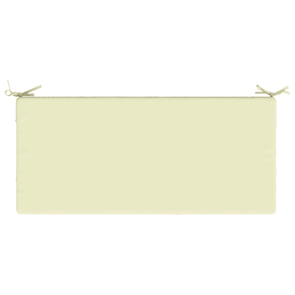 Bench Cushion SOEST 100percent Polyester Cream 120 X 50 X 8 Cm