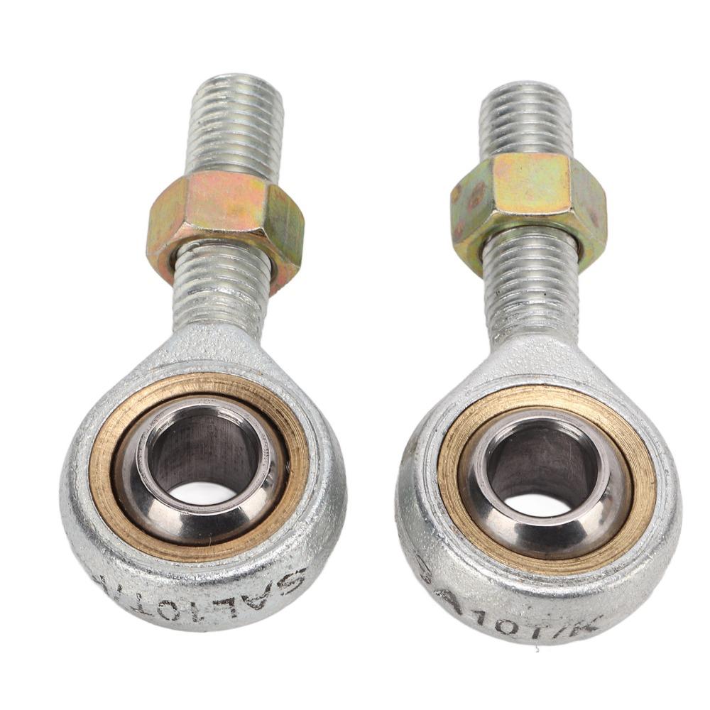 2Pcs Left Right Hand Thread Rod End Joint Bearing M10 Thread Rod End Bearing For ATV