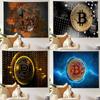 I Love Accept Bitcoin Tapestry Wall Hanging Tapestry Art Deco Blanket Curtain Hanging At Home Bedroom Living Room Decor