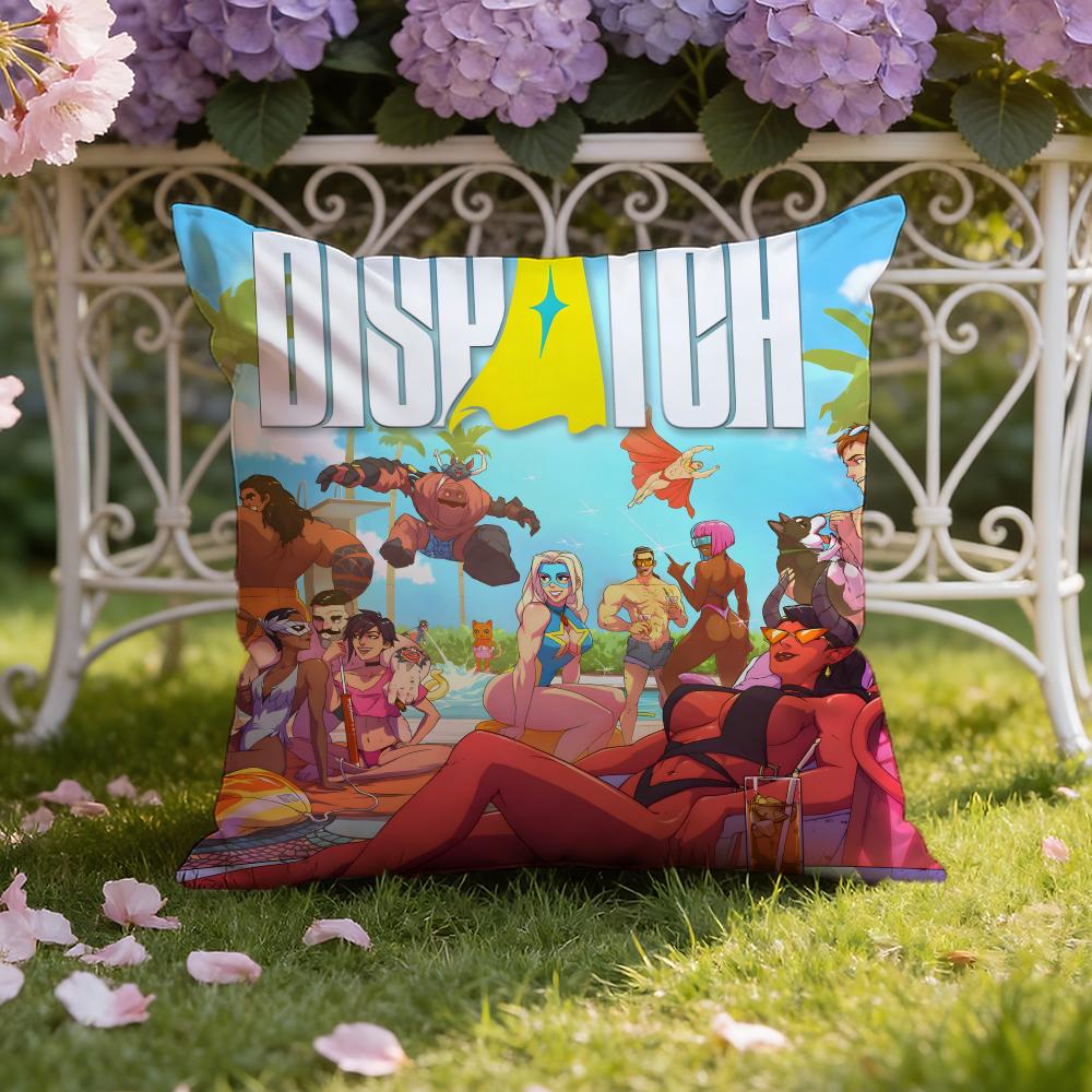 Game D-Dispatch Cushion Cover Home & Car Dual-Scene Pillow Cover: Reversible for Premium Comfort